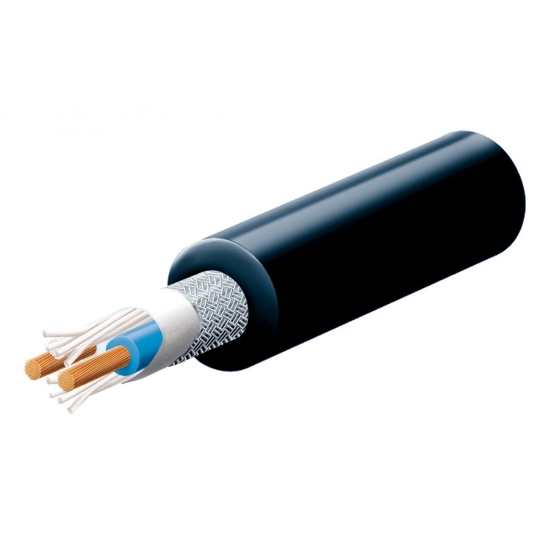 Imagine Cablu pentru microfon, 2 fire, ecranat, 50 m/rolă