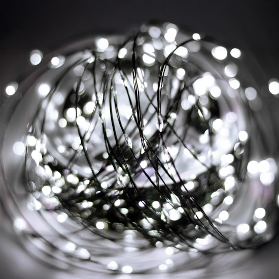 Imagine Ghirlanda luminoasa cu Micro LED, 1000 LED-uri / 50 m, alb rece, pentru exterior