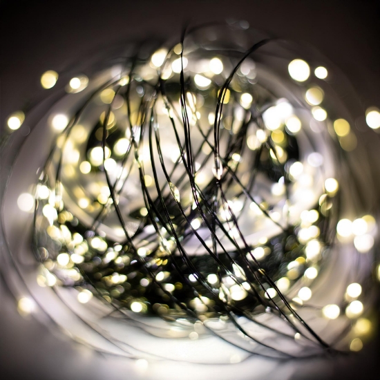 Imagine Ghirlanda luminoasa Micro LED, 1500 LED-uri/150 m, alb cald, pentru exterior