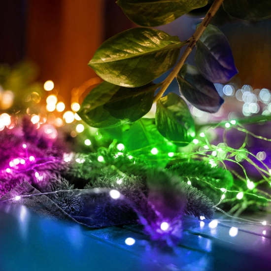 Imagine Ghirlanda lumini micro LED, temporizator 6/18h, micro LED cu 20 de culori