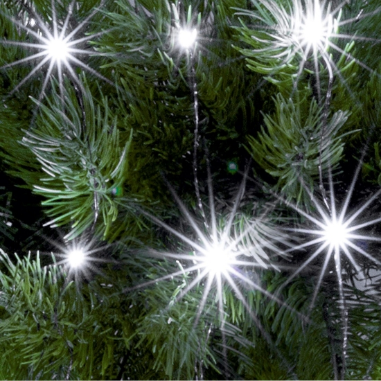 Imagine Ghirlanda luminoasa cu micro LED-uri, temporizator 6/18 ore, 20 micro LED-uri alb rece