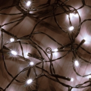 Imagine Ghirlanda cu LED-uri şi baterie, 50 buc LED alb rece, cu temporizator