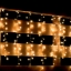 Imagine Perdea de lumini cu LED cluster, alb cald, 8 programe