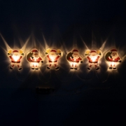Imagine Ghirlandă luminoasă LED Moș Crăciun, silicon
