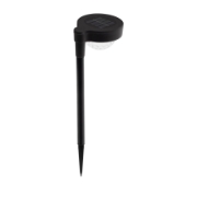 Imagine Lampa solara, plastic negru