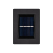 Imagine Set de lămpi solare de perete, 2 bucăți/cutie, 2 LED-uri alb cald, negru