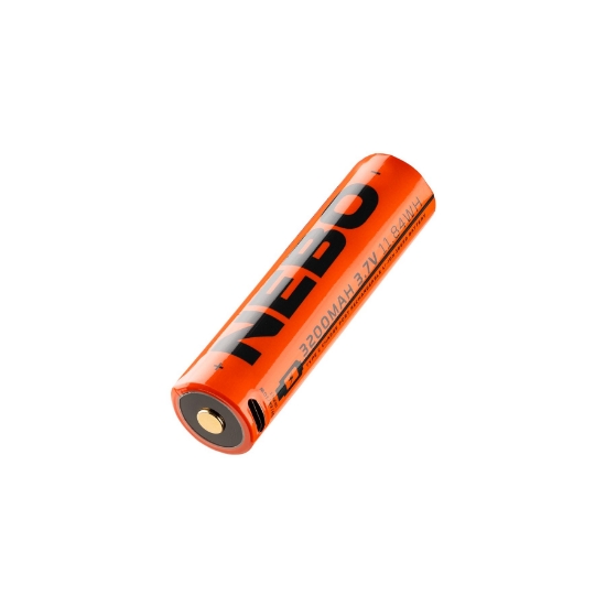 Imagine Acumulator NEBO, 18650 3200mAh, USB-C