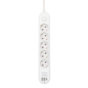 Imagine Distriuitor USB C cu 5 porturi și comutator, 3 m, PD 65 W
