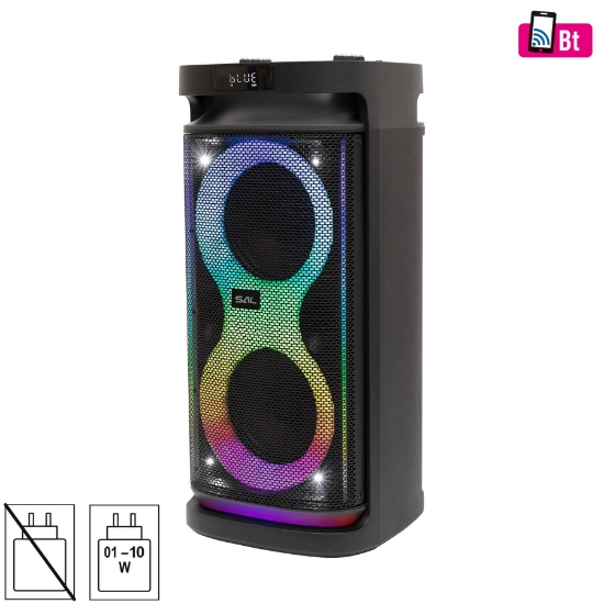 Imagine Boxa party, 2x15cm adâncime, acumulator, LED