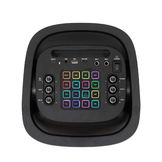 Imagine Boxa party, 2x15cm adâncime, acumulator, LED