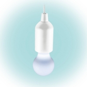 Imagine Lampă cu LED, comutator cu şnur, alb, 4,5V