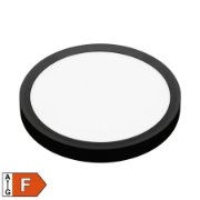 Imagine Aplica/plafoniera LED, rotunda 18W, 3 trepte, negru