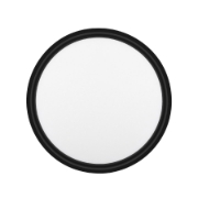 Imagine Aplica/plafoniera LED, rotunda 18W, 3 trepte, negru