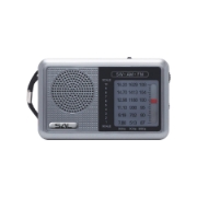 Imagine Radio portabil, 3 benzi, reincarcabil, gri