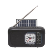 Imagine Radio hibrid cu panou solar, BT/USB/SD/CEAS/LAMPA