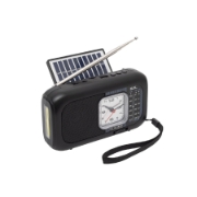 Imagine Radio hibrid cu panou solar, BT/USB/SD/CEAS/LAMPA