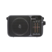 Imagine SAL RPR10 radio portabil cu player multimedia, difuzor Bluetooth fără fir, radio cu 3 benzi, redare MP3 de pe dispozitiv USB/microSD, reîncărcabil