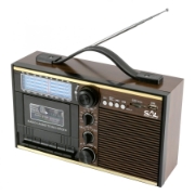 Imagine Radio retro cu casetofon