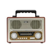 Imagine Radio portabil retro, AC-DC, MP3-BT, 3 benzi