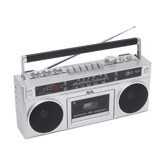 Imagine Casetofon retro, stereo, BT, MP3