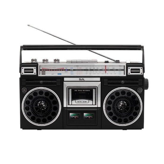 Imagine Casetofon retro, stereo, BT, MP3