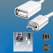 Imagine Cablu OTG de încărcare USB, 0,16 m