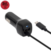 Imagine Incarcator auto USB microUSB