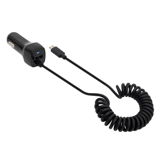Imagine Incarcator auto USB microUSB