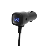 Imagine Distribuitor auto, 3 pini 2xUSB, Voltmetru