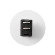 Imagine Comutator basculant mini, 250V, 1 circuit, negru