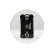 Imagine Comutator basculant, 250V, 1 circuit, 3 poziţii, cu mâner, cu comutare