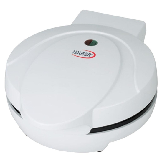 Imagine HAUSER ST-637N aparat de vafe, max. 800 W, vafe rotunde, strat antiaderent, indicator luminos de funcționare, culoare albă
