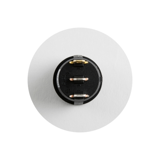 Imagine Comutator basculant cu bec, 250V, 1 circuit, roşu