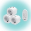 Imagine Set prize telecomandabile 3000 W, 3 prize   telecomanda