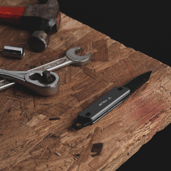 Imagine TRUE UTILITY MODERN KEY CHAIN KNIFE - Grey (Hang Pack)