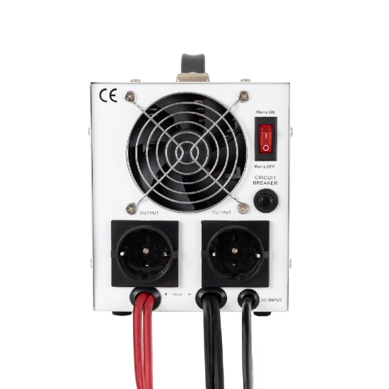 Imagine 4in1: 1.Stabilizator tensiune 1000 VA, 700W 2.UPS 3.incarcator acumulatori auto 4.invertor tensiune