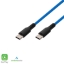 Imagine Cablu incarcare USB C-C, 2,1A, 1m, albastru