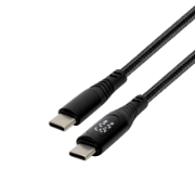 Imagine Cablu de încărcare USB C-C, 1,2 m, 100 W, contor de energie