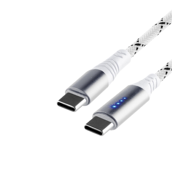 Imagine Cablu de încărcare USB C-C, 2 m, 100 W, 4xLED