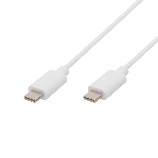 Imagine Cablu incarcare USB C-C, 60W, 1m, alb