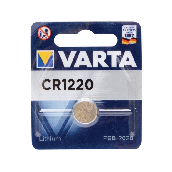 Imagine Baterie tip buton Varta CR1220, litiu, 3V