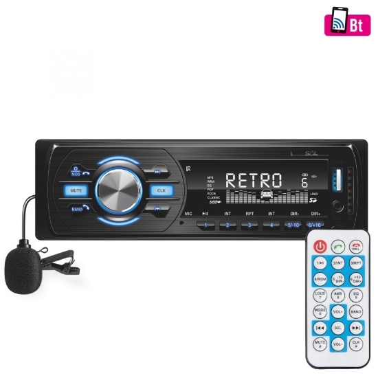 Imagine Radio de masina BT-FM RDS-USB-SD-AUX