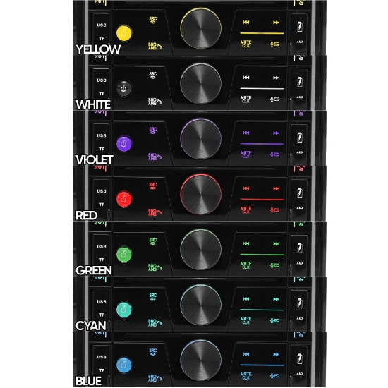Imagine Radio masina, 2xDIN, SMART, RGB