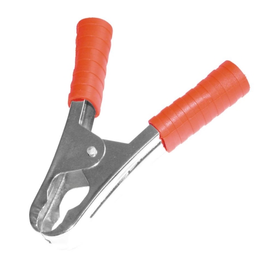 Imagine Cleşte cabluri pentru acumulator, 100A, 110 mm, roşu