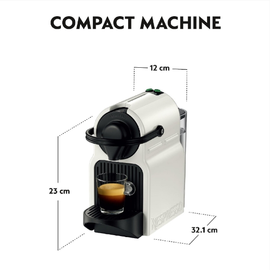 Imagine Mașină de espresso Krups Nespresso Inissia Albă