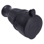 Imagine PRIZA PORTABILA SCHUKO CAUCIUC IP44 16A 230V NEGRU