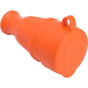 Imagine PRIZA PORTABILA SCHUKO CAUCIUC IP44 16A 230V ORANGE