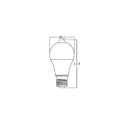 Imagine BEC LED 9W SENZOR A60 806LM 6500K E27