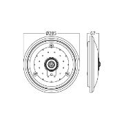Imagine APLICA LED CU SENZOR 15W 3000K ML300 IP20