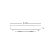 Imagine APLICA LED CU SENZOR 20W 4in1 GRANDE IP54